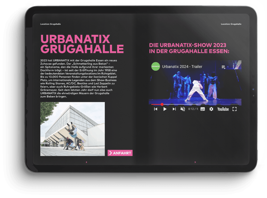 Urbanatix digital E-paper Ipad mock up