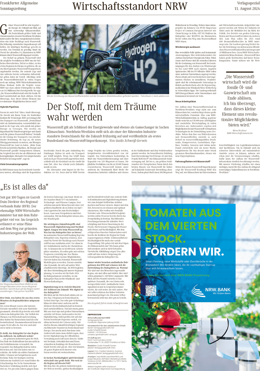 Coverbilder von einer Ausgabe des magazins