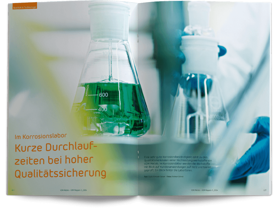 VDM Magazin Aufgeschlagen